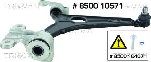 Triscan 8500 10571 - Track Control Arm onlydrive.pro