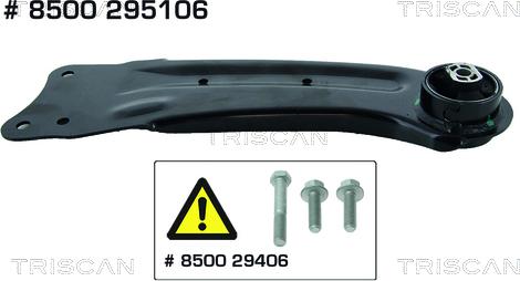 Triscan 8500 295106 - Рычаг подвески колеса onlydrive.pro