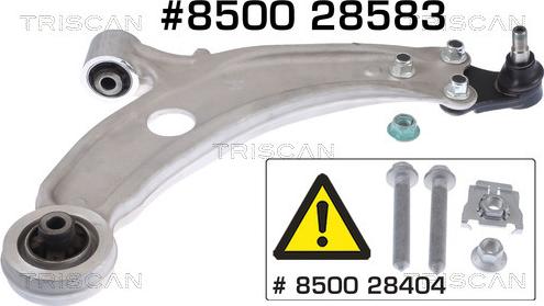 Triscan 8500 28583 - Track Control Arm onlydrive.pro