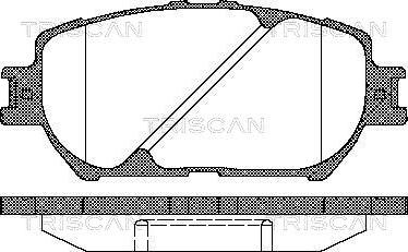 TOYOTA D6893H - Brake Pad Set, disc brake onlydrive.pro