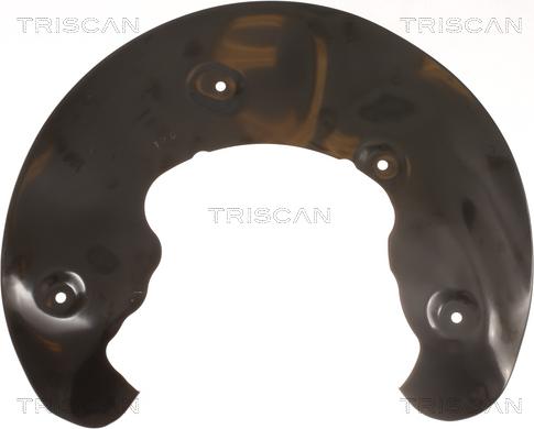 Triscan 8125 29109 - Splash Panel, guard, brake disc onlydrive.pro