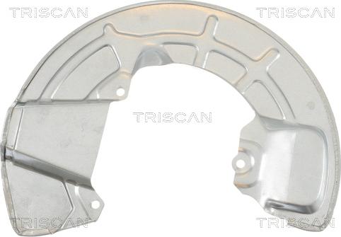 Triscan 8125 27106 - Splash Panel, guard, brake disc onlydrive.pro