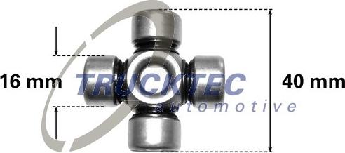 Trucktec Automotive 02.34.046 - Joint, steering column onlydrive.pro