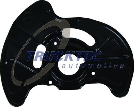 Trucktec Automotive 02.35.536 - Splash Panel, guard, brake disc onlydrive.pro