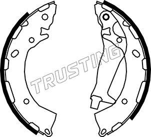 Trusting 046.213 - Brake Shoe Set onlydrive.pro