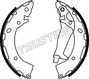 Trusting 046.225 - Brake Shoe Set onlydrive.pro