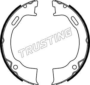 Trusting 040.159 - Brake Shoe Set, parking brake onlydrive.pro