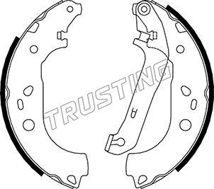 Trusting 040.155 - Brake Shoe Set onlydrive.pro