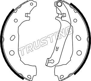 Trusting 040.151 - Brake Shoe Set onlydrive.pro