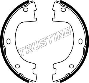 Trusting 052.136 - Комплект тормозов, ручник, парковка onlydrive.pro