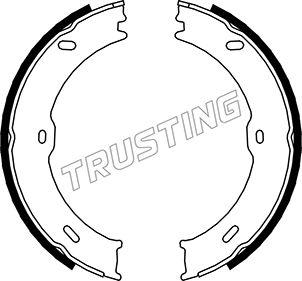 Trusting 052.133 - Brake Shoe Set, parking brake onlydrive.pro