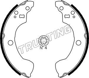 Trusting 067.195 - Brake Shoe Set onlydrive.pro