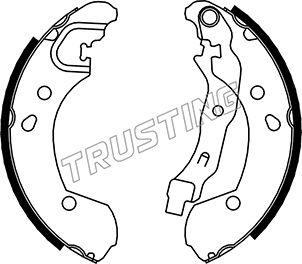 Trusting 067.192 - Brake Shoe Set onlydrive.pro