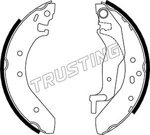 Trusting 007.017 - Brake Shoe Set onlydrive.pro
