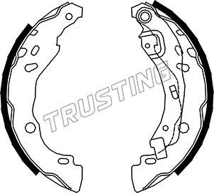 Trusting 088.234 - Комплект тормозных колодок, барабанные onlydrive.pro