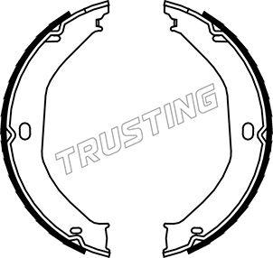 Trusting 088.235 - Brake Shoe Set, parking brake onlydrive.pro
