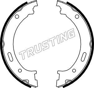 Trusting 088.236 - Brake Shoe Set, parking brake onlydrive.pro