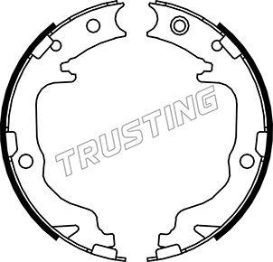 Trusting 088.237 - Brake Shoe Set, parking brake onlydrive.pro
