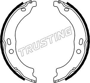 Trusting 034.118 - Комплект тормозов, ручник, парковка onlydrive.pro