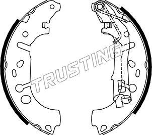 Trusting 034.117 - Bremžu loku komplekts onlydrive.pro