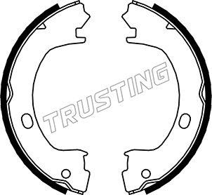 Trusting 023.006 - Brake Shoe Set, parking brake onlydrive.pro