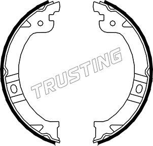 Trusting 023.002 - Brake Shoe Set, parking brake onlydrive.pro