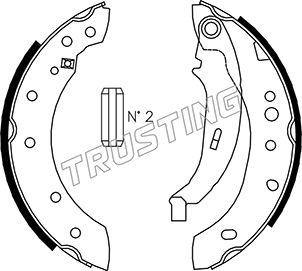 Trusting 079.195 - Brake Shoe Set onlydrive.pro