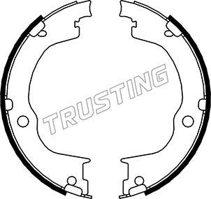 Trusting 073.175 - Brake Shoe Set, parking brake onlydrive.pro