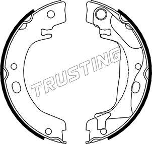 Trusting 115.318 - Brake Shoe Set, parking brake onlydrive.pro