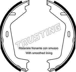 Trusting 127.275 - Комплект тормозов, ручник, парковка onlydrive.pro