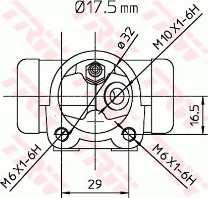 TRW BWC248 - Wheel Brake Cylinder onlydrive.pro