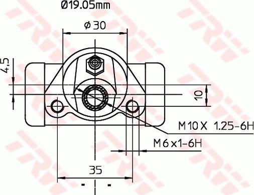 TRW BWD103 - Wheel Brake Cylinder onlydrive.pro