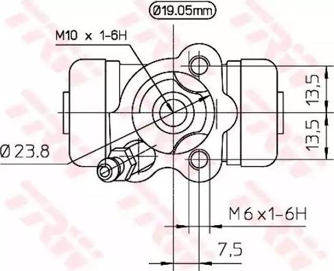 TRW BWD266 - Wheel Brake Cylinder onlydrive.pro