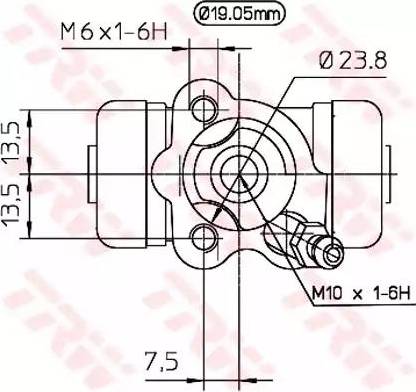 TRW BWD267 - Wheel Brake Cylinder onlydrive.pro