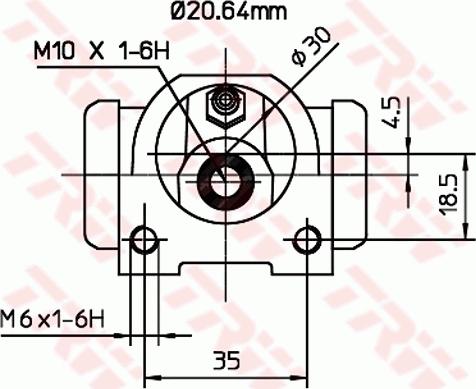 TRW BWF311 - Wheel Brake Cylinder onlydrive.pro