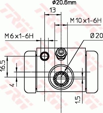 TRW BWF317 - Wheel Brake Cylinder onlydrive.pro