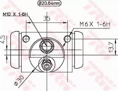 TRW BWF321 - Rattapidurisilinder onlydrive.pro