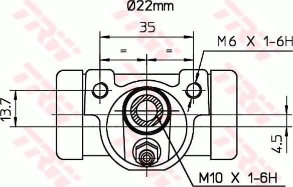 TRW BWH375 - Rato stabdžių cilindras onlydrive.pro