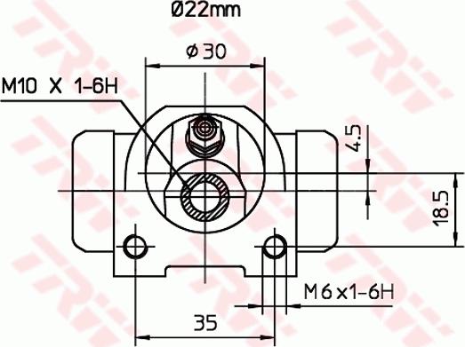 TRW BWH376 - Wheel Brake Cylinder onlydrive.pro