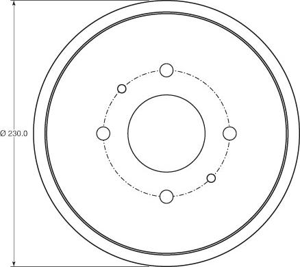 TRW DB4443 - Brake Drum onlydrive.pro