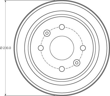 TRW DB4442 - Brake Drum onlydrive.pro