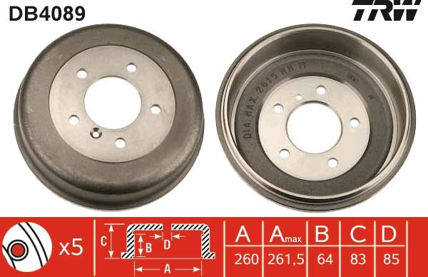 TRW DB4089 - Jarrurumpu onlydrive.pro