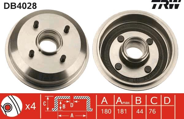 TRW DB4028 - Jarrurumpu onlydrive.pro