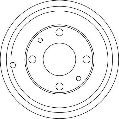 TRW DB4158 - Brake Drum onlydrive.pro