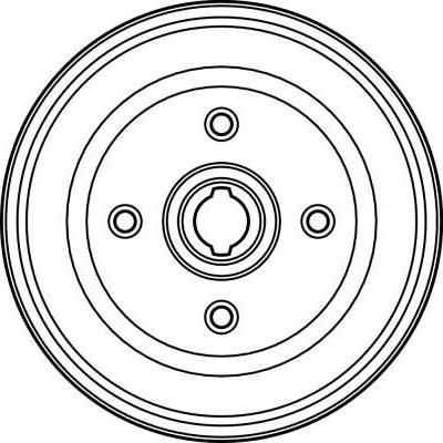 TRW DB4134 - Brake Drum onlydrive.pro