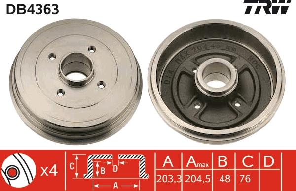 TRW DB4363 - Jarrurumpu onlydrive.pro