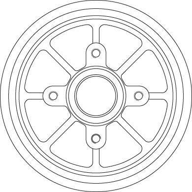 TRW DB4310MR - Brake Drum onlydrive.pro