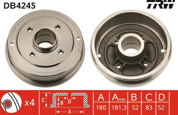 TRW DB4245 - Jarrurumpu onlydrive.pro