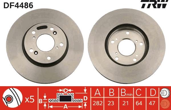 TRW DF4486 - Jarrulevy onlydrive.pro