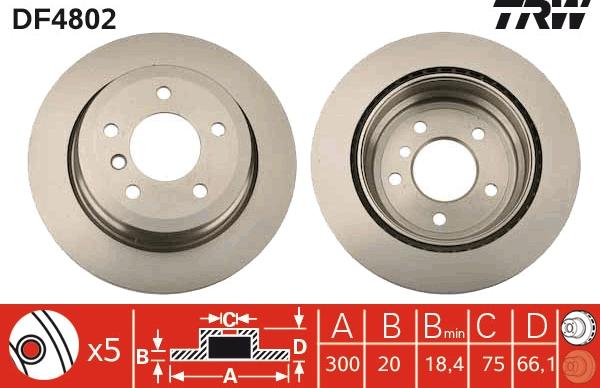 TRW DF4802 - Jarrulevy onlydrive.pro